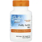 Doctors Best , Kokoaktivi B12, 1,500 mcg, 180 Kasvispäällysteitä