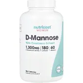 Nutricost - D-mannoosi karpalouutteella naisille 1300 mg (180 kapselia)