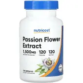 Nutricost , Passion Floran Ekstrakti, 1 500 mg, 120 Kapselia