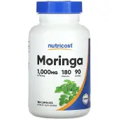 Nutricost , Moringa, 180 Pillereitä (500 mg per Pilleri)