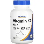 Nutricost , Vitamin K2 MK-4, 100 mcg, 240 Pillit