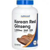 Nutricost - Nutricostin korealainen punainen ginseng (240 kapselia)