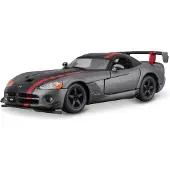 Bburago Dodge Viper SRT 10 ACR, Urheiluauton pienoismalli, Esikoottu, 1:24, Dodge Viper SRT 10 ACR, Ei sukupuolirajoitusta, Metalli, Muovi