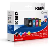 KMP – C99V, Musta, Syaani, Magenta, Keltainen, 35 ml, 12 ml, 1200 sivua, 1020 sivua, Monipakkaus (1564,0050)