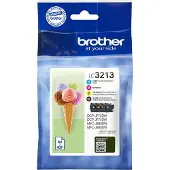 Brother Ink Kit (BK/C/M/Y) LC-3213VALDR