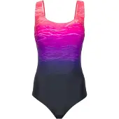 LASCANA Uimapuku tummansininen / lila / vaaleanpunainen / neonpinkki