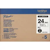 Brother HGE151V5 24 BLACK ON CLEAR (5PCS/BOX)