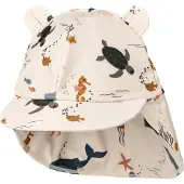 Liewood Senia Sun Hat With Ears - Cream - 9-12M
