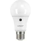 Airam LED-lamppu hämärätunnistimella 10,7W E27/827