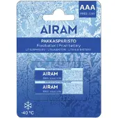Airam Pakkasparisto Litium FR03 AAA 2-kpl