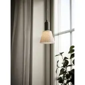 PR Home Tilda Seinälamppu E27, beige/valkoinen