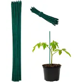Relaxdays Sarja 50 puutarhagrilliä 30 cm, vihreä