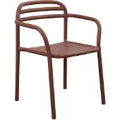 Cane-Line Bliss Tuoli käsinojalla Desert red