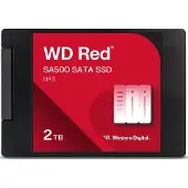 Western Digital WD Red NAS SSD-levy kovaan 24/7 käyttöön, 2000 Gt, 2,5", 7 mm, SATA