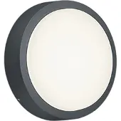 TRIO LED-seinävalaisin Trio Breg Ø200 mm antrasiitti IP54