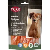 Trixie 4x100g PREMIO Strips kana ja juusto koiran välipala