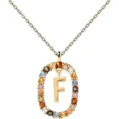 PD Paola Letter Necklace - Gold - F