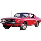 Airfix Quickbuild Leluauto Ford Mustang Gt 1968