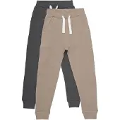 Minymo Basic 36 -Sweat Pant (2-Pack) - Brown - 152