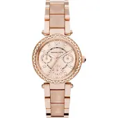 Michael Kors Mini Parker Rose Gold-Tone Naisten kello MK6110