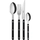 Sabre Bistrot aterimet shiny, 24 osaa Black