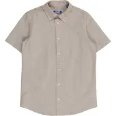 Jack & Jones Jjbreeze Linen Blend Shirt Ss Sn Jnr - Beige - 152