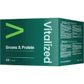 Vitalized Greens & Protein 30 Sachet ravintolisä