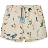 Liewood Aiden Printed Board Shorts - Beige - 128