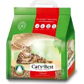 Cat's Best - Original Clumping Cat Litter Green 5 L/2,1 kg - Kissat - Kissanhiekka ja kuivikkeet - Puuhiekka ja paperipelletit