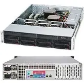 Supermicro 825TQC-R802LPB, Teline, Palvelin, Musta, ATX, EATX, Metalli, HDD, Verkko, Teho, Virtakatkos, Järjestelmä (CSE-825TQC-R802LPB)