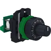 Schneider Electric Harmony-potentiometri, jossa on 4,7 kOhm sisäänrakennettuna, XB5AD912R4K7