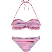 Venice beach Urheilubikinit harmaa / viininpunainen / roosa / vaalea pinkki