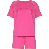 Kangaroos Pyjamashortsit vaaleanpunainen