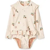 Liewood Sille Uimapuku Baby, Peach/Sea Shell, 80