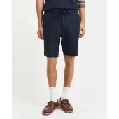 Gant Relaxed Linen Drawstring Shorts Evening Blue