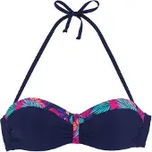 LASCANA Bikinitoppi laivastonsininen / turkoosi / tummansininen / tumma pinkki