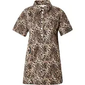 Monki Short-Sleeved Mini Shirt Dress - Multi/patterned - S