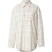 Monki Long-Sleeved Oversized Poplin Shirt - Yellow - M