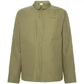 KnowledgeCotton Apparel Vent Canvas 200 Classic Overshirt Burned Olive - XL