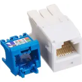 Panduit Mini-com module cat 6a utp 8 pos 8 wire Universal Valkoinen