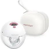 MOMCOZY M5 Single Pack Wearable Breast Pump Red - White - ONE SIZE