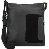 Mywalit Crossbody-laukku Nahka 22 cm Musta