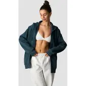 ICANIWILL Everyday Zip Hoodie Dark Dusty Teal