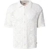 Levi's Sweater Camp Shirt Pointelle C - Cream - L
