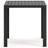 Kave Home Culip-ruokapöytä tummanharmaa 77 x 77 cm