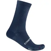 Castelli Espresso 18 Blue Belgian Socks, Size S/M
