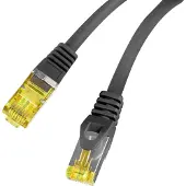 Lanberg patch cable - 50 cm - black RAL 9004 - Musta - 0.5m