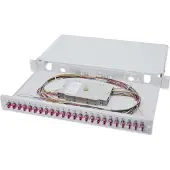 Digitus FO SPLICE BOX, 1U, EQUIPPED, 24X LC DX, OM4 (DN-96332-4)