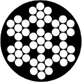 Talamex Railing 4-6 Mm 7x7 Teräsvaijeri