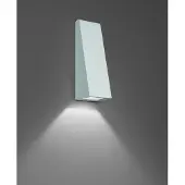 Artemide Led ulkoseinävalaisin Cuneo Mini, Alumiini/harmaa/sinkki, Alumiini, Design,